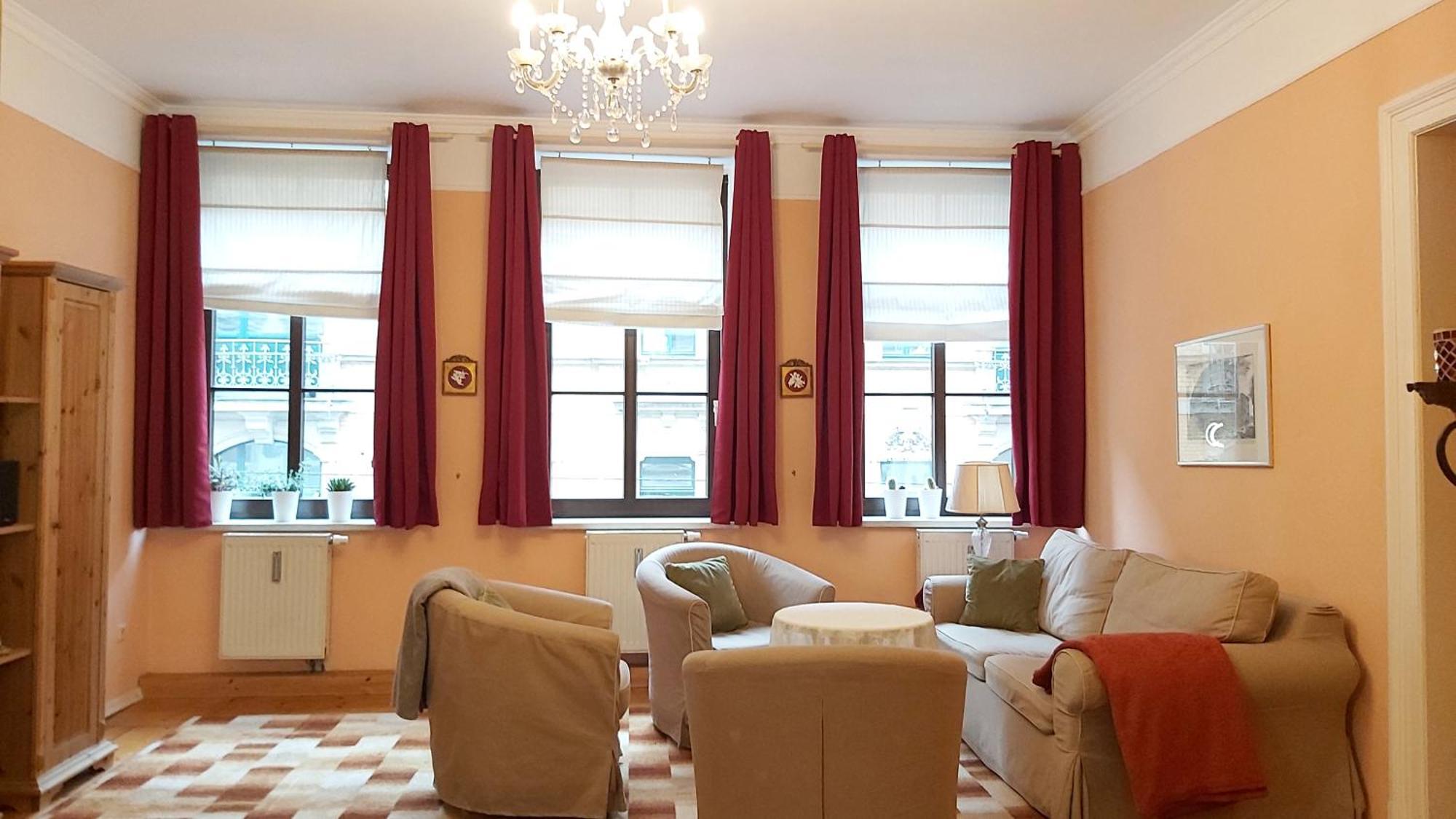 City-Ferienwohnungen-Dresden - Zentral Gelegen Im Haus Louisenstrasse 11 - Dresden-Neustadt ภายนอก รูปภาพ